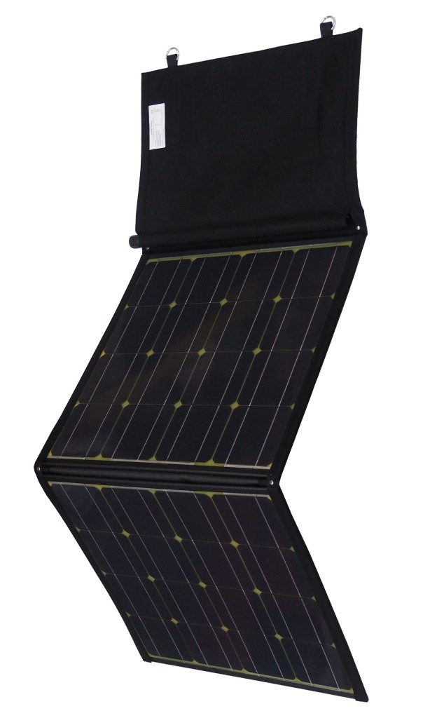 Faltbares Solarmodul 100 Wp / 120 Wp 12V – Solar Swiss